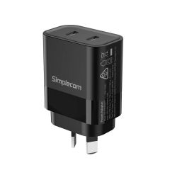 Simplecom CU221 Dual USB-C Fast Wall Charger [CU221]