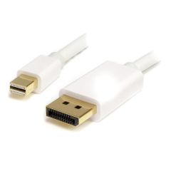 Startech MDP2DPMM2MW 1.8m White Mini DP to DP 1.2 Cable
