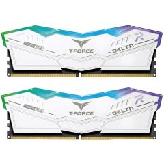 Team T-Force Delta RGB 32GB (2x16GB) DDR5-6000 Memory - White [FF4D532G6000HC38ADC01]