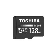 Toshiba EXCERIA M203 128GB microSD Card With Adapter THN-M203K1280A2