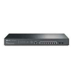 TP-Link TL-SG3210XHP-M2 JetStream 8-Port 2.5GBASE-T and 2-Port 10GE SFP+ L2+ Managed Switch with 8-P