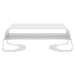 Twelve South Curve Riser Desktop Stand for iMac and Displays - White