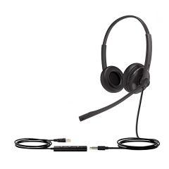 Yealink UH34SE-D-UC Stereo Wideband Noise Cancelling Headset