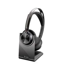 Plantronics/Poly Voyager Focus 2 UC Teams USB A Charge stand Active Noise Canceling Headset