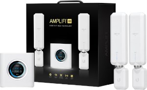 Ubiquiti AmpliFi HD Router WiFi Mesh System with 2 x AmpliFi HD Meshpoint