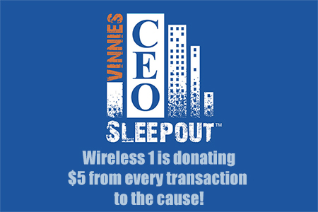CEO Sleepout event