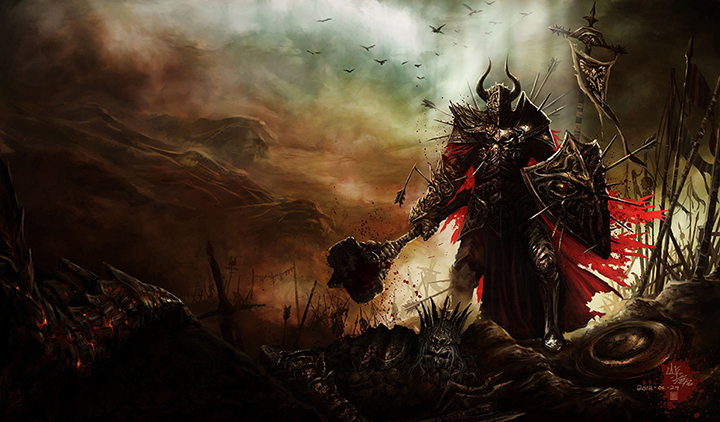 an Illustration of Diablo II game