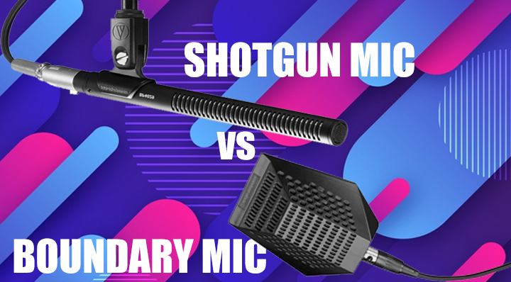 Shotgun vs boundary mic